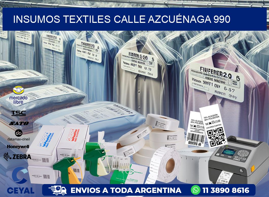 INSUMOS TEXTILES CALLE AZCUÉNAGA 990
