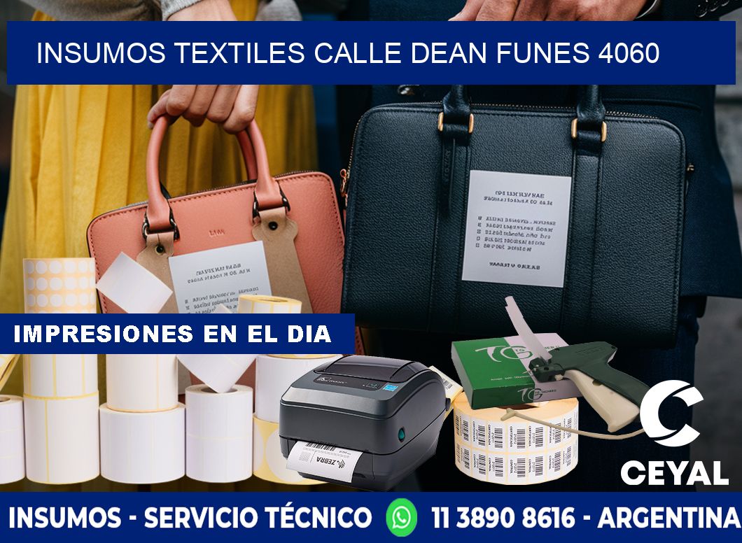 INSUMOS TEXTILES CALLE DEAN FUNES 4060