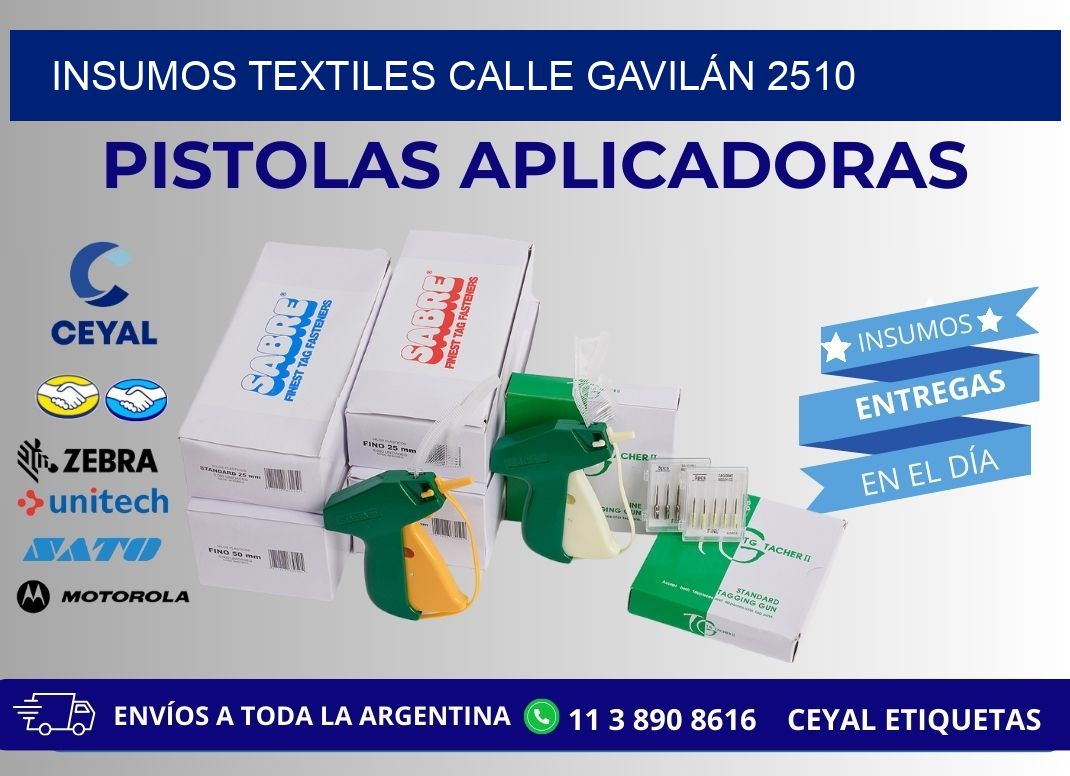INSUMOS TEXTILES CALLE GAVILÁN 2510