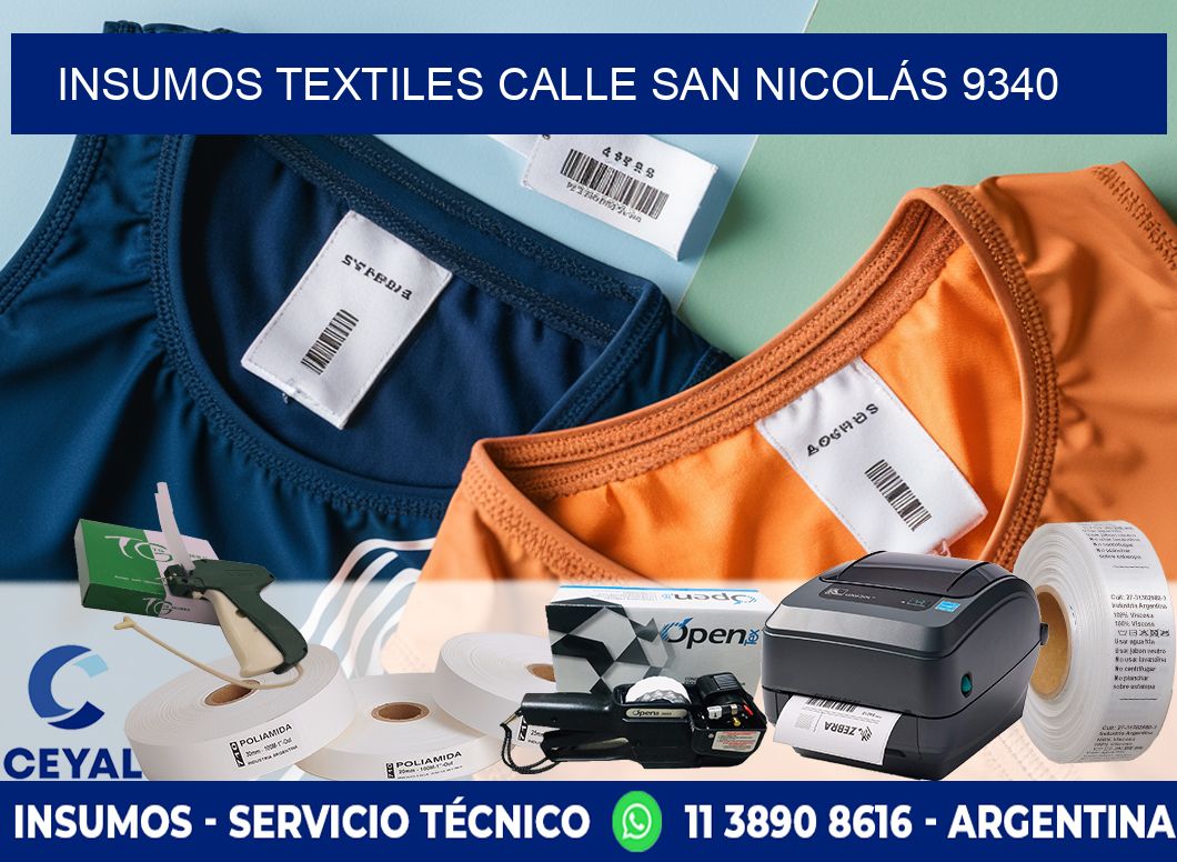 INSUMOS TEXTILES CALLE SAN NICOLÁS 9340