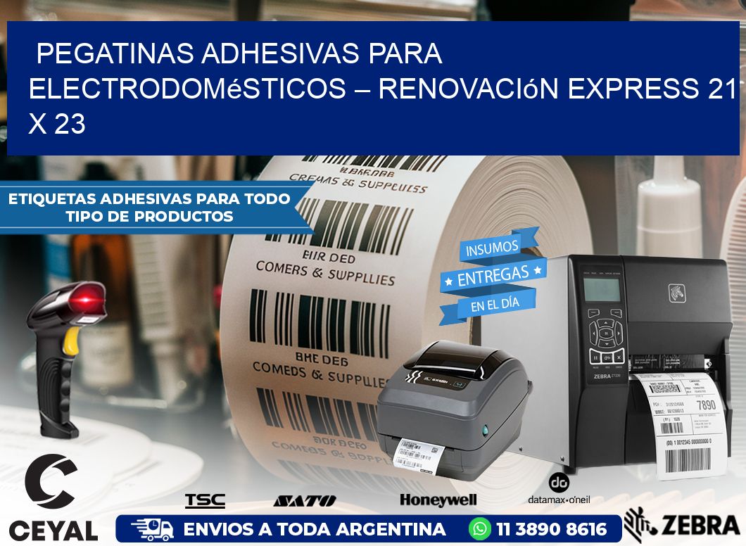 Pegatinas Adhesivas para Electrodomésticos – Renovación Express 21 x 23