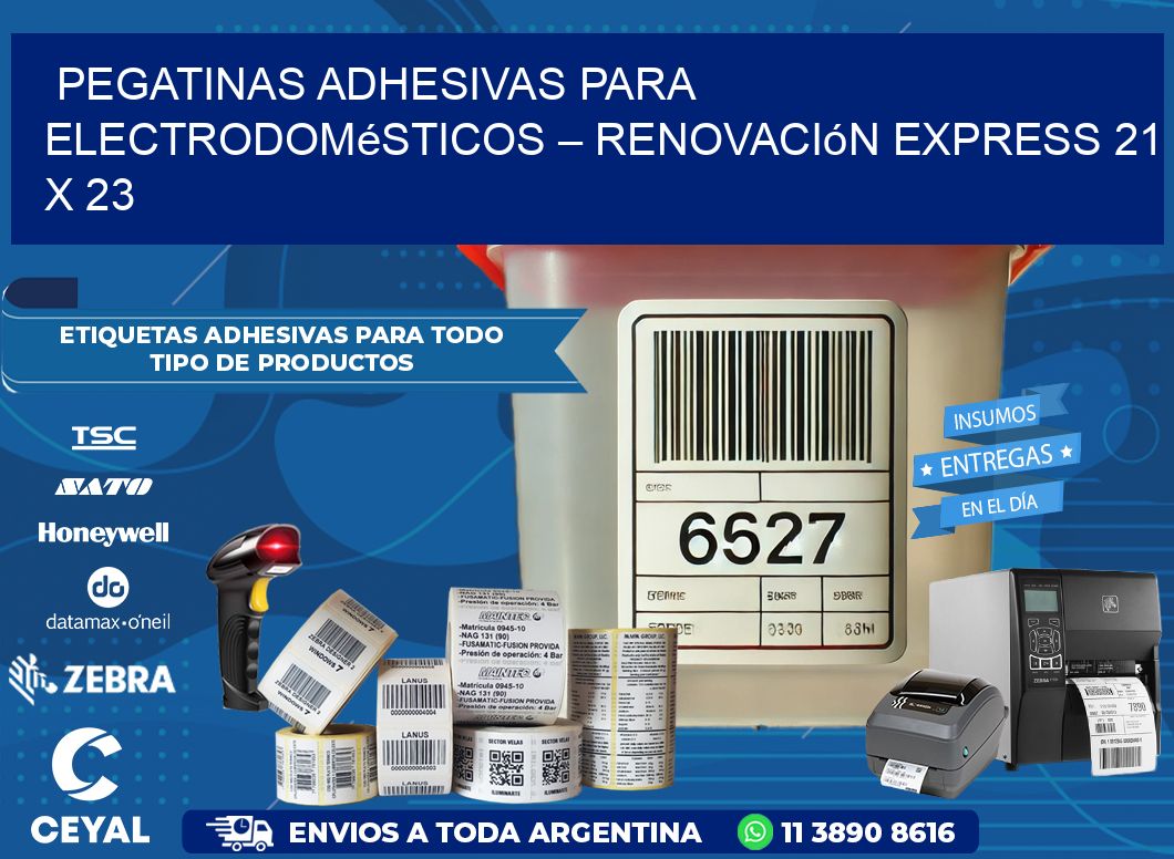 Pegatinas Adhesivas para Electrodomésticos – Renovación Express 21 x 23