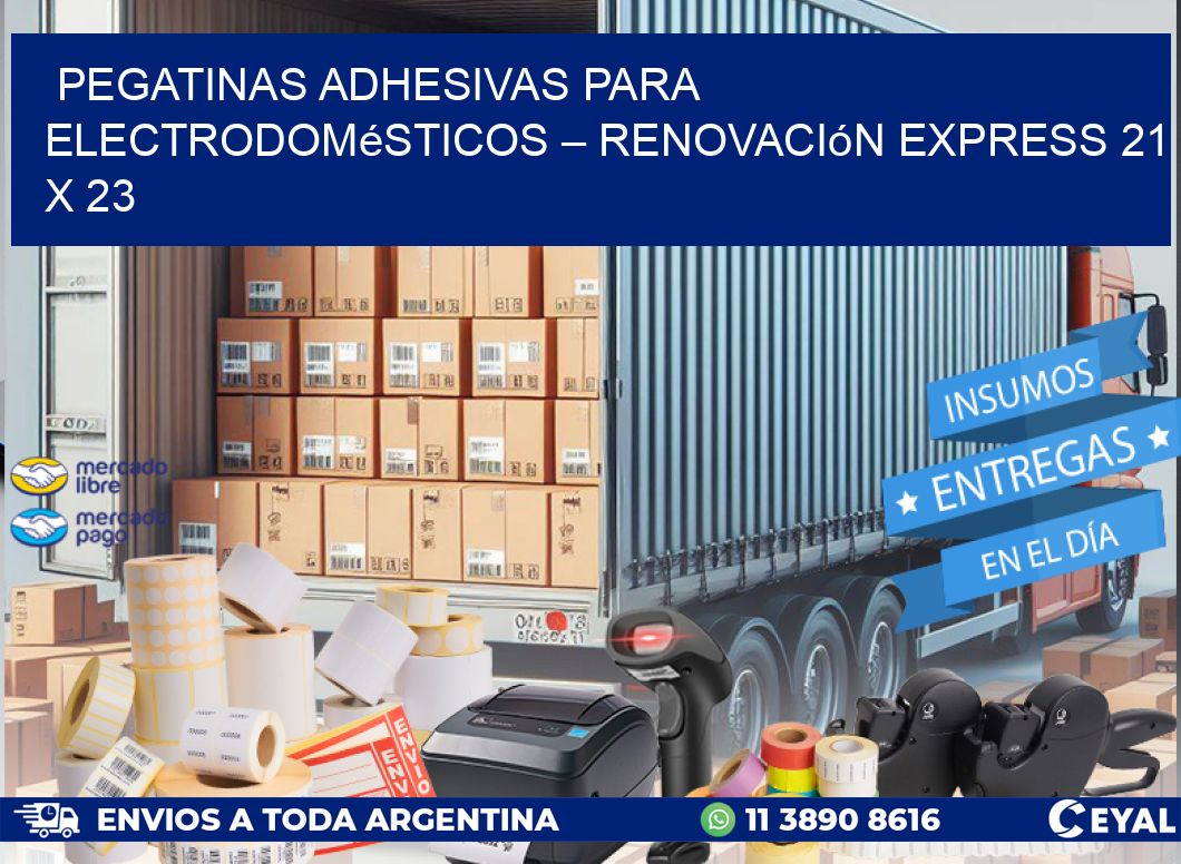 Pegatinas Adhesivas para Electrodomésticos – Renovación Express 21 x 23