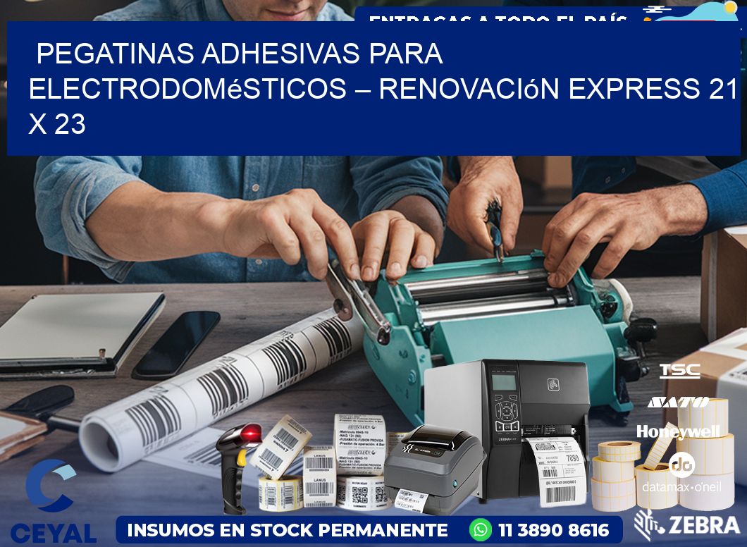 Pegatinas Adhesivas para Electrodomésticos – Renovación Express 21 x 23