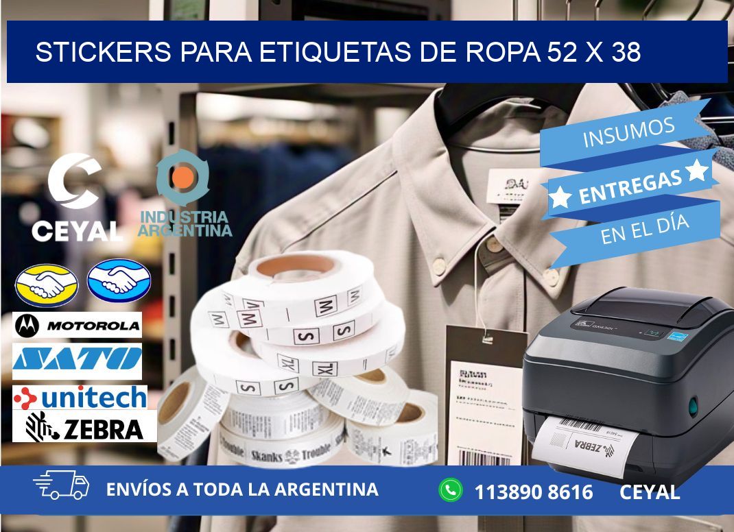 STICKERS PARA ETIQUETAS DE ROPA 52 x 38