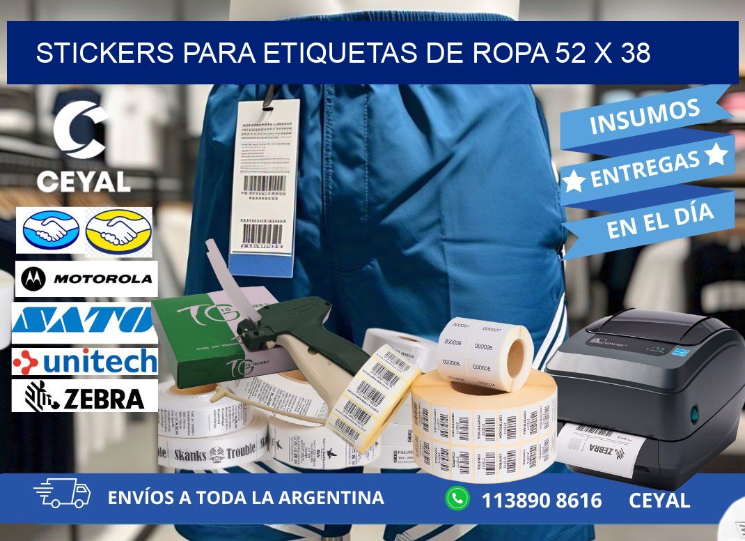 STICKERS PARA ETIQUETAS DE ROPA 52 x 38