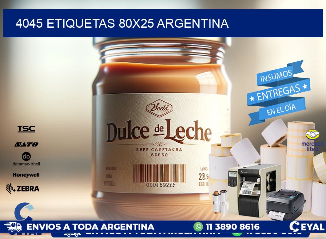 4045 ETIQUETAS 80x25 argentina