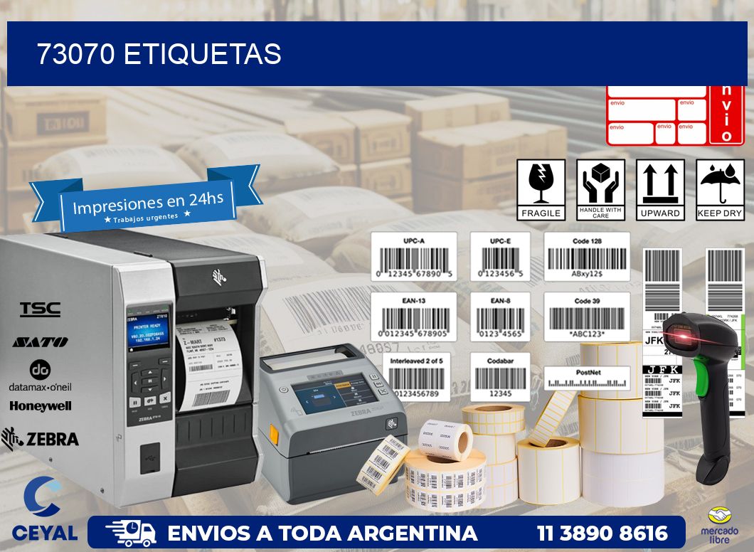 73070 ETIQUETAS
