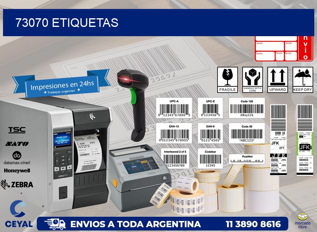 73070 ETIQUETAS