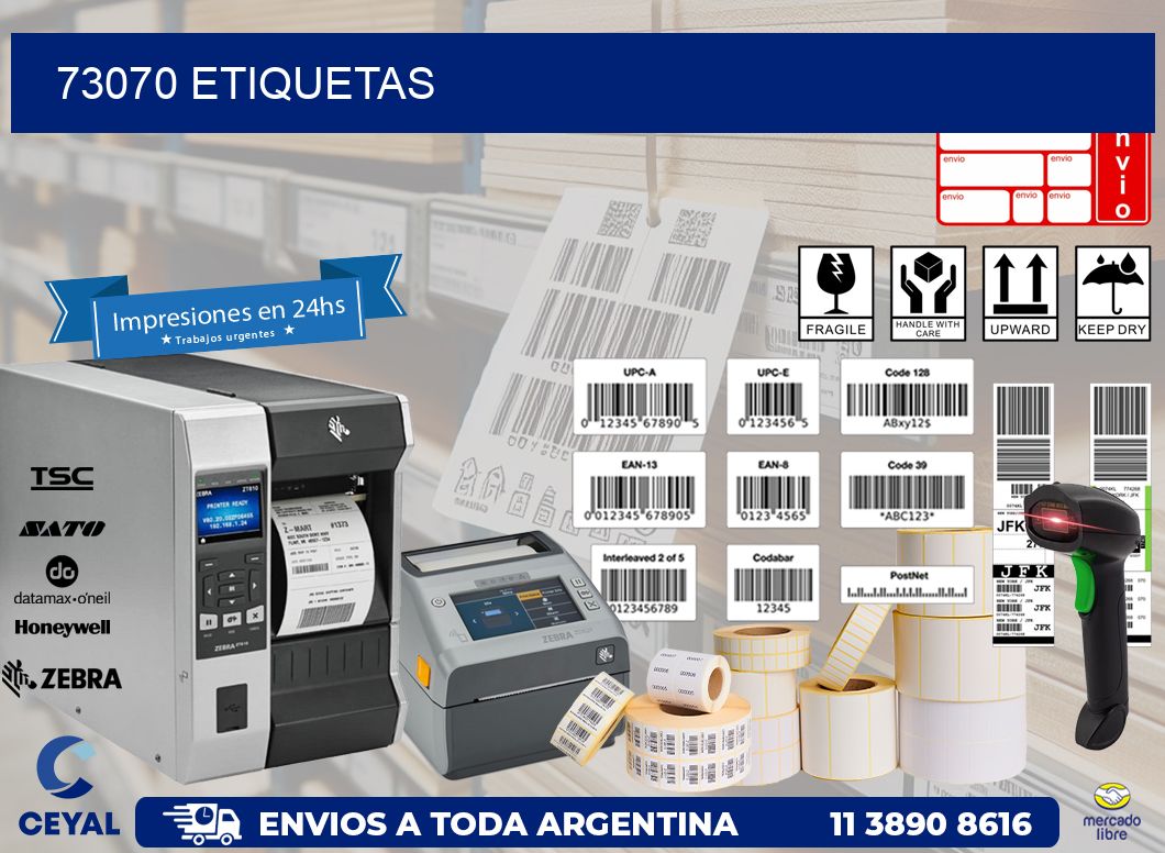 73070 ETIQUETAS