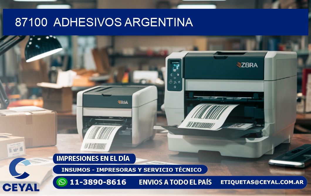 87100  Adhesivos Argentina