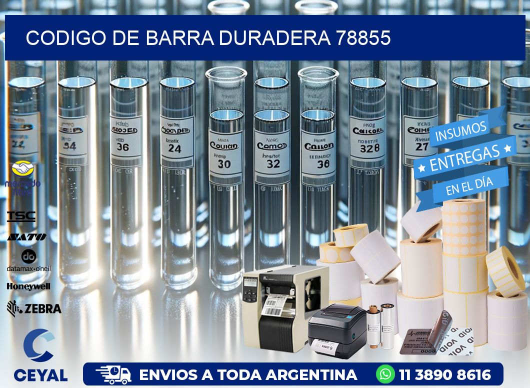 CODIGO DE BARRA DURADERA 78855