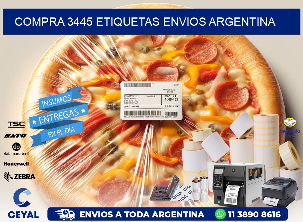 COMPRA 3445 ETIQUETAS ENVIOS ARGENTINA