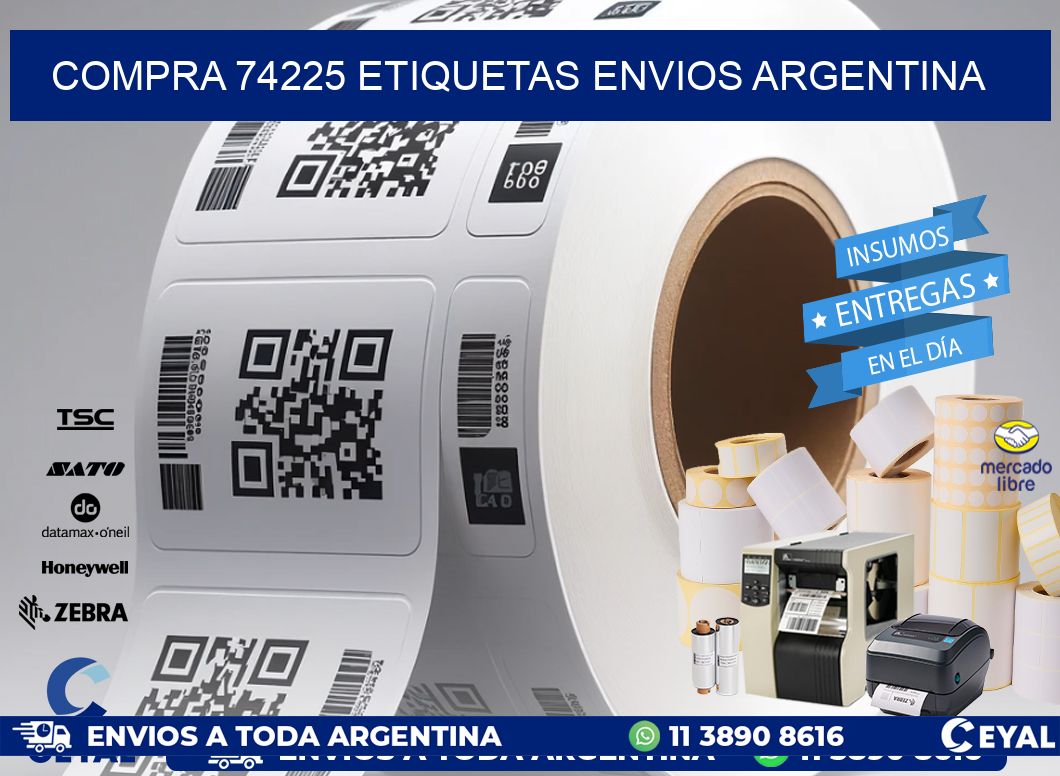 COMPRA 74225 ETIQUETAS ENVIOS ARGENTINA