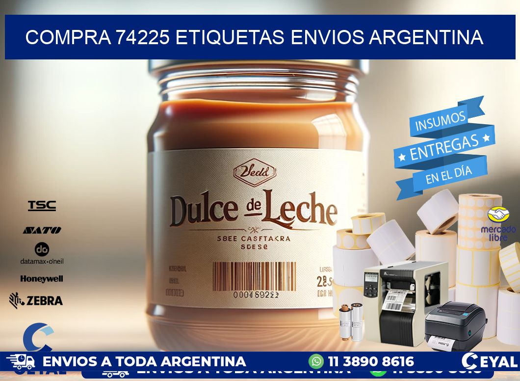 COMPRA 74225 ETIQUETAS ENVIOS ARGENTINA