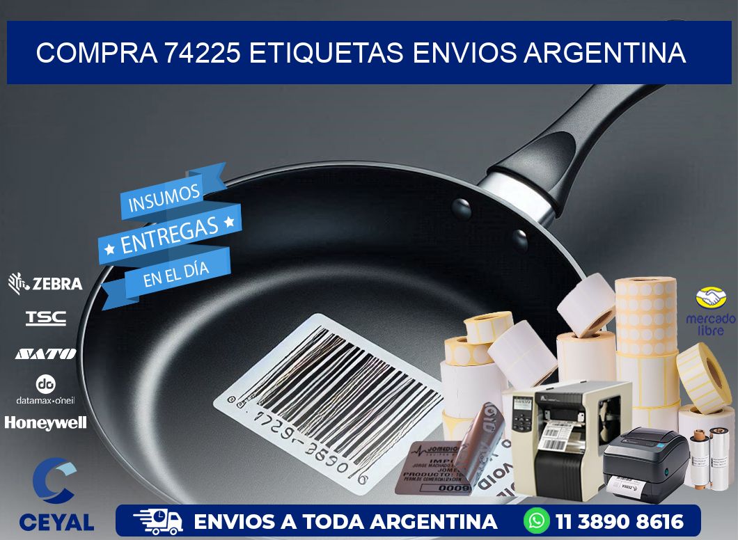 COMPRA 74225 ETIQUETAS ENVIOS ARGENTINA