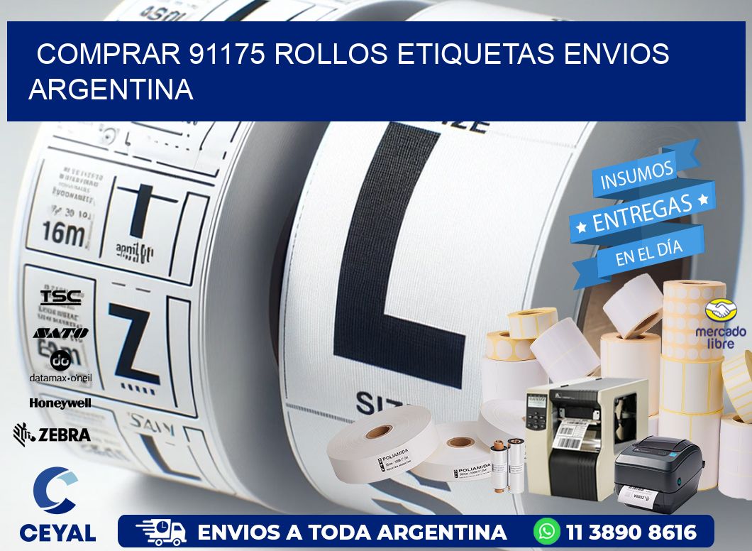 COMPRAR 91175 ROLLOS ETIQUETAS ENVIOS ARGENTINA