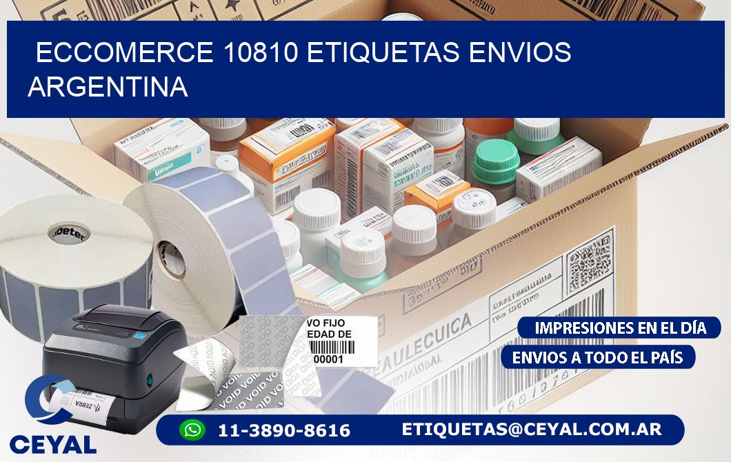 ECCOMERCE 10810 ETIQUETAS ENVIOS ARGENTINA