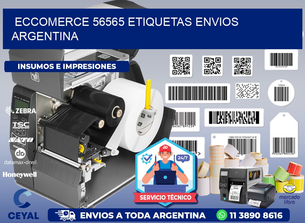 ECCOMERCE 56565 ETIQUETAS ENVIOS ARGENTINA