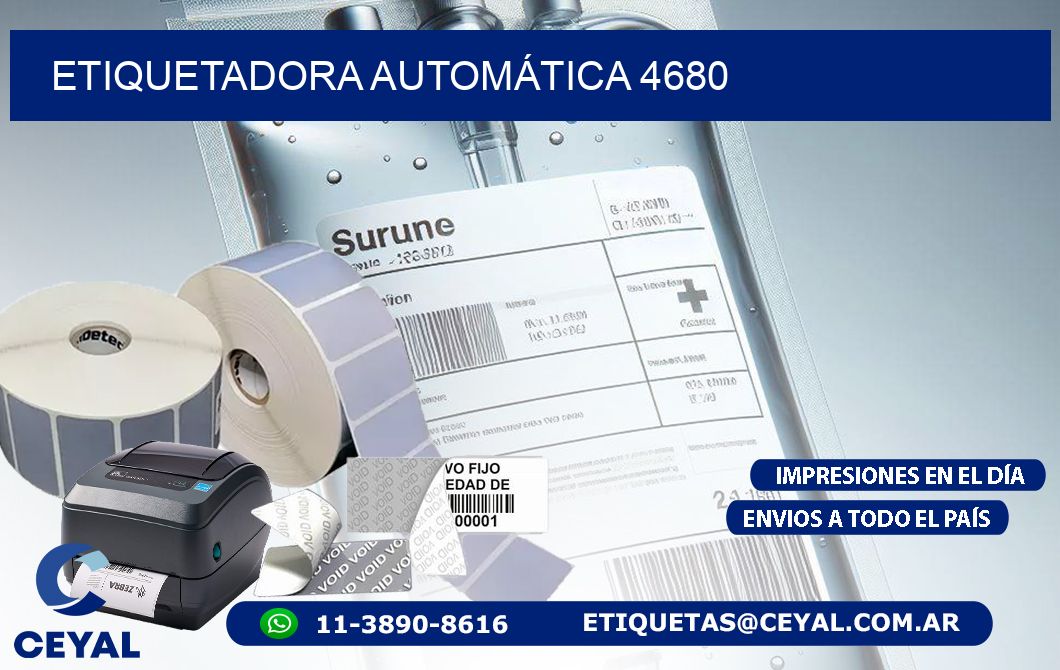 ETIQUETADORA AUTOMÁTICA 4680