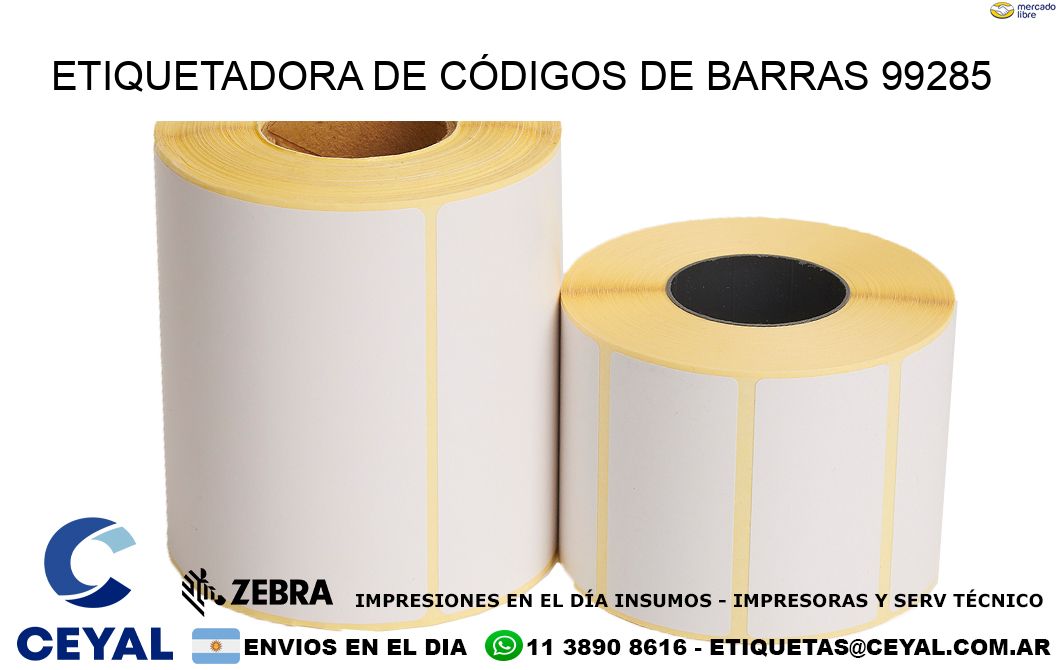 ETIQUETADORA DE CÓDIGOS DE BARRAS 99285