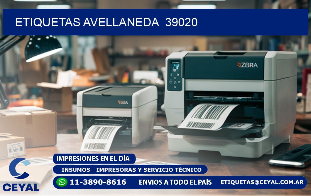 ETIQUETAS AVELLANEDA  39020