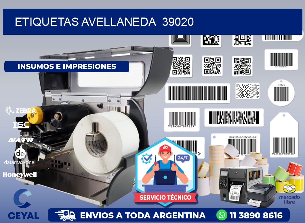 ETIQUETAS AVELLANEDA  39020