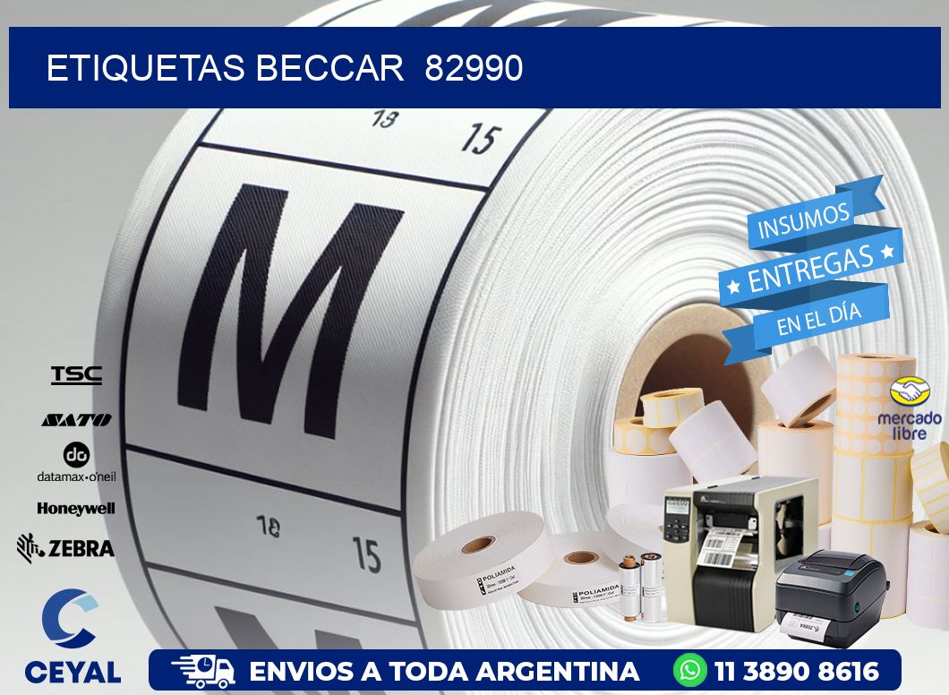 ETIQUETAS BECCAR  82990