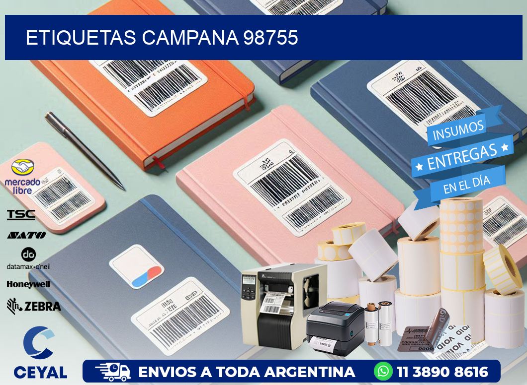 ETIQUETAS CAMPANA 98755