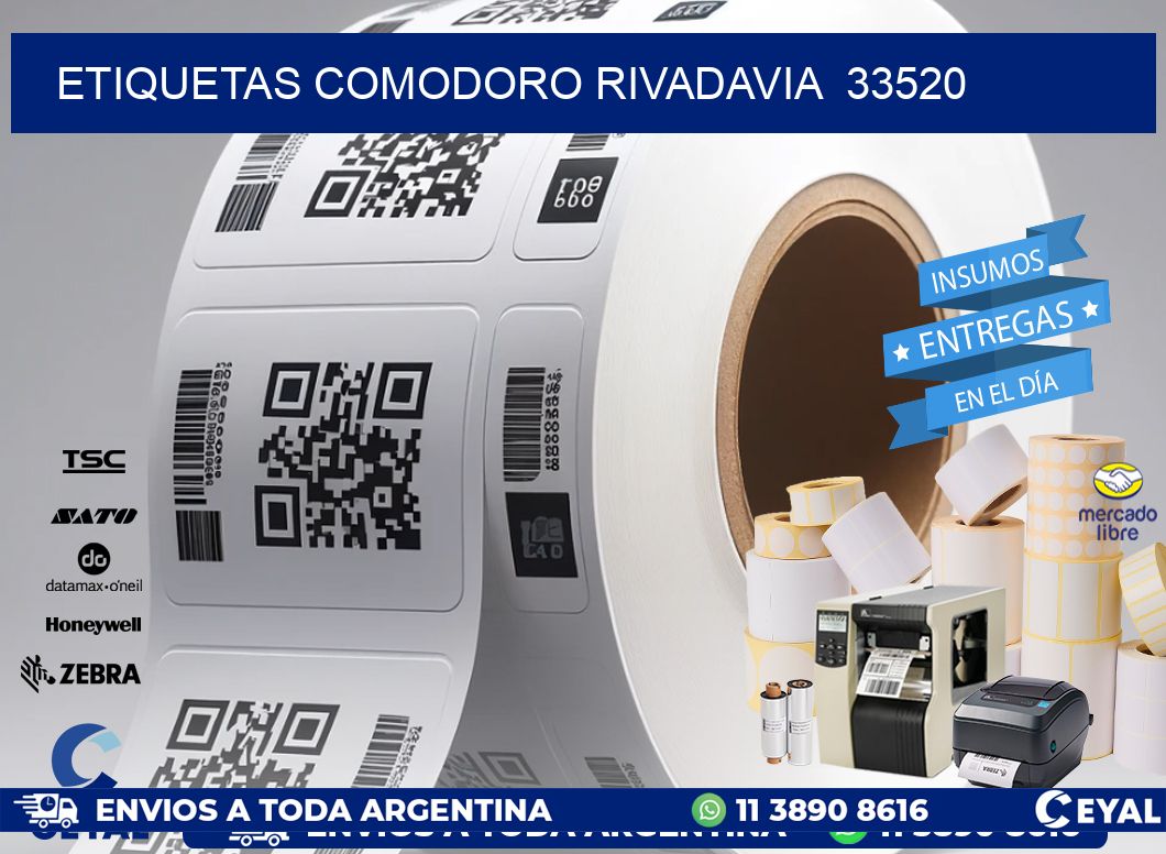 ETIQUETAS COMODORO RIVADAVIA  33520