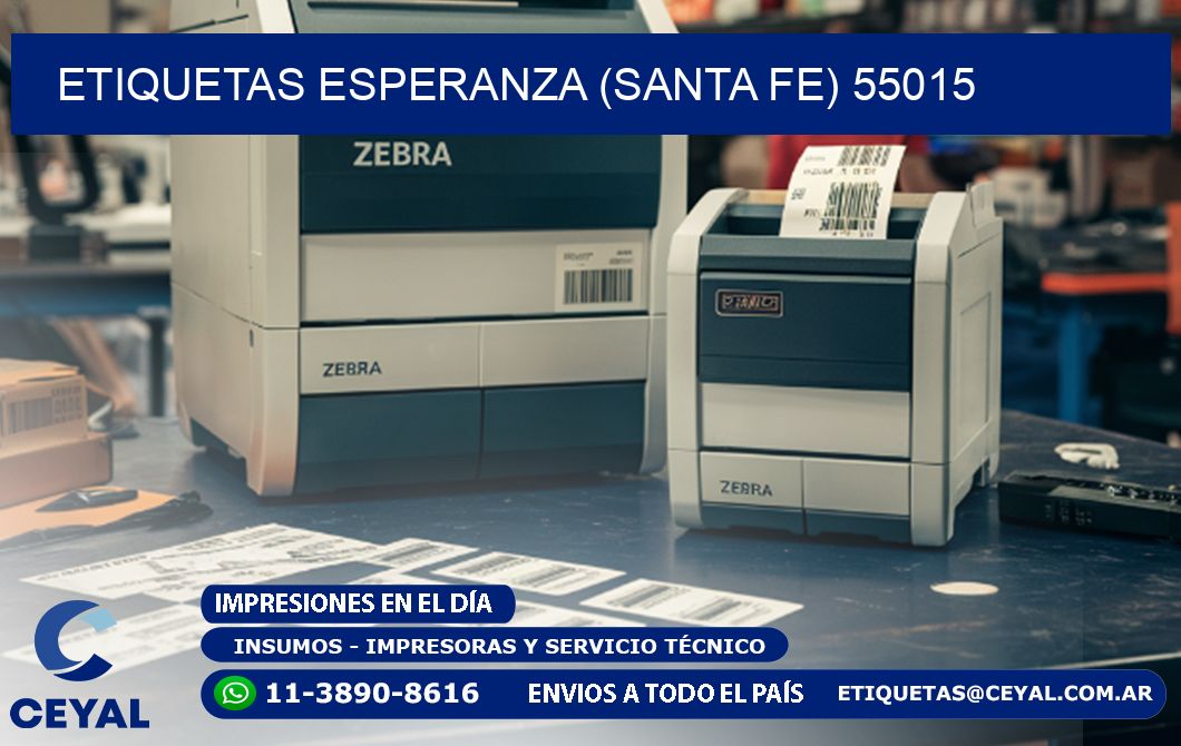 ETIQUETAS ESPERANZA (SANTA FE) 55015