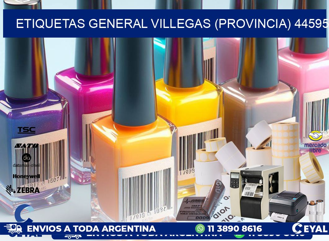 ETIQUETAS GENERAL VILLEGAS (PROVINCIA) 44595