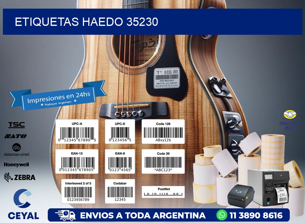 ETIQUETAS HAEDO 35230