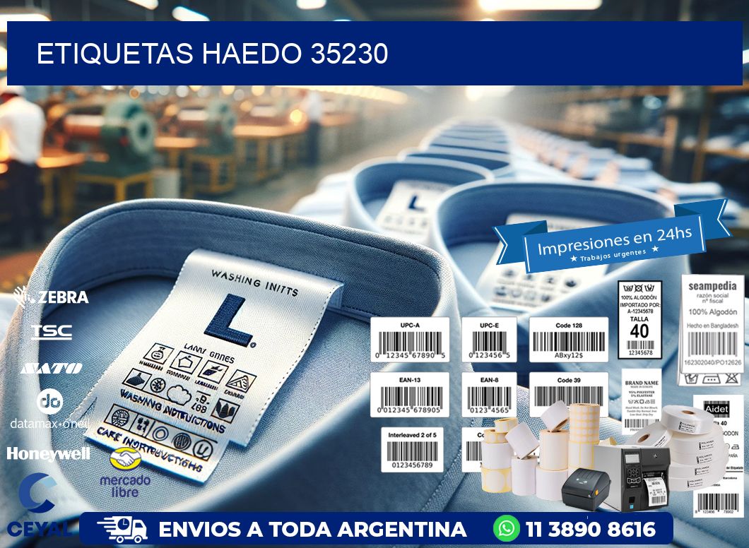 ETIQUETAS HAEDO 35230