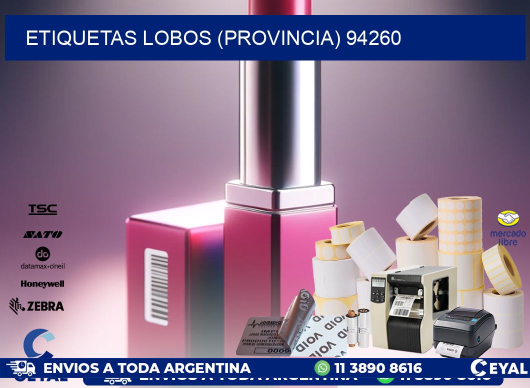 ETIQUETAS LOBOS (PROVINCIA) 94260