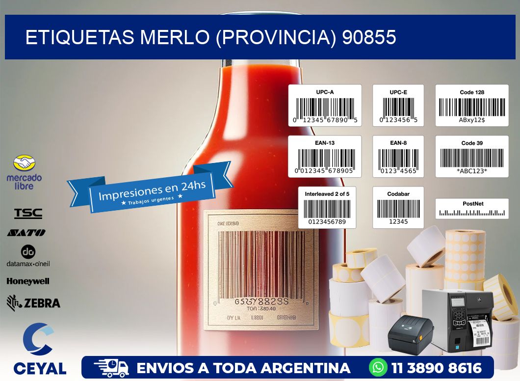 ETIQUETAS MERLO (PROVINCIA) 90855