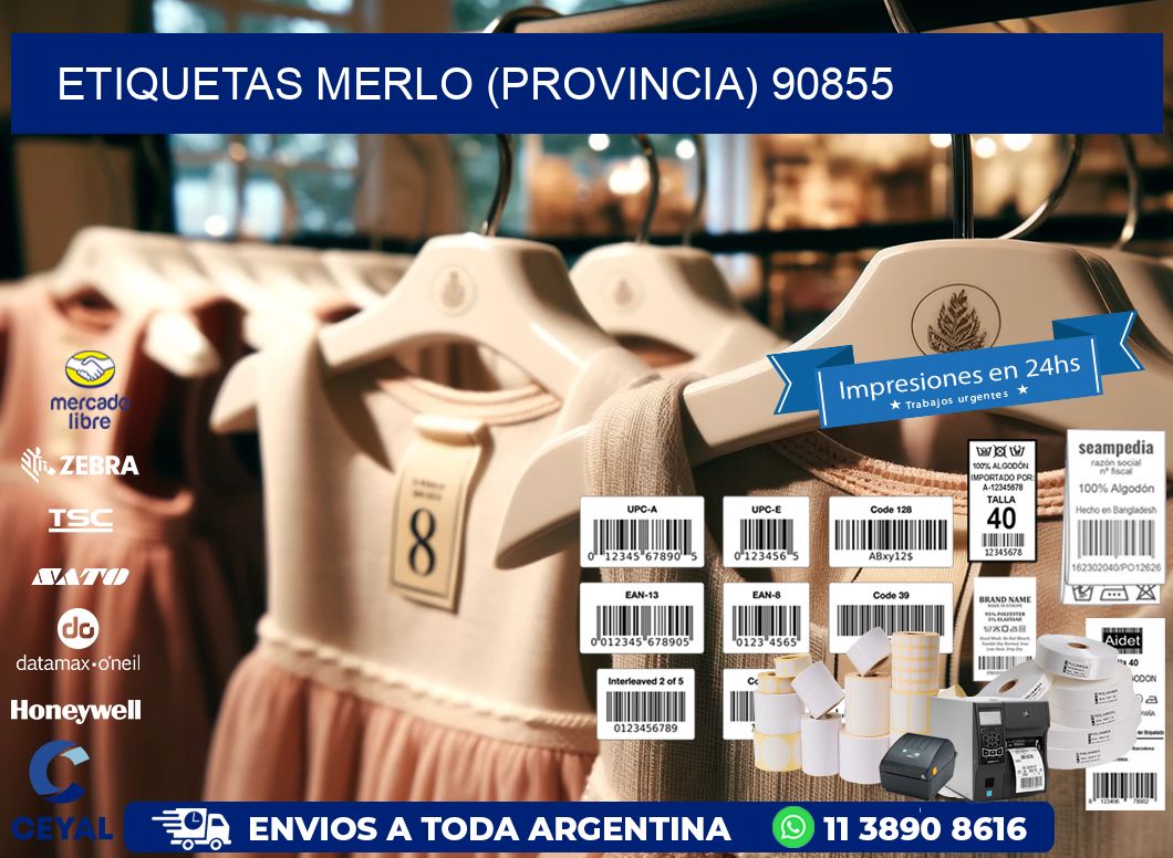 ETIQUETAS MERLO (PROVINCIA) 90855
