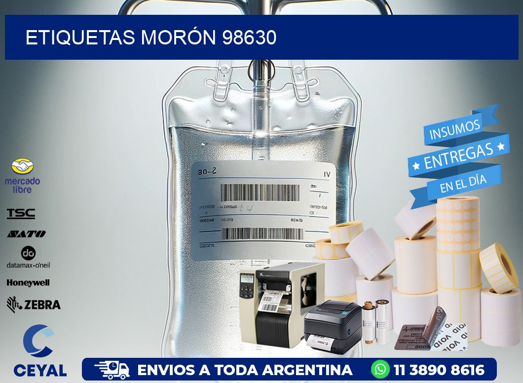 ETIQUETAS MORÓN 98630