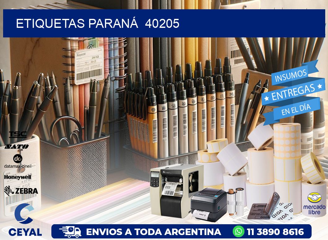 ETIQUETAS PARANÁ  40205