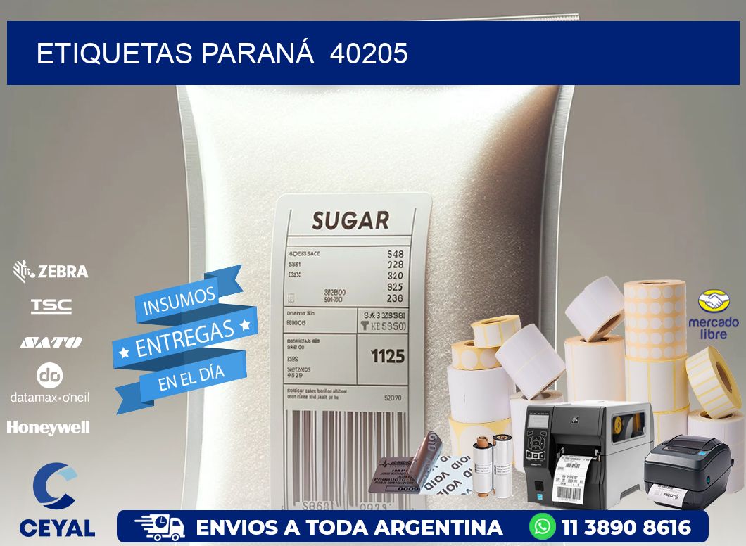 ETIQUETAS PARANÁ  40205