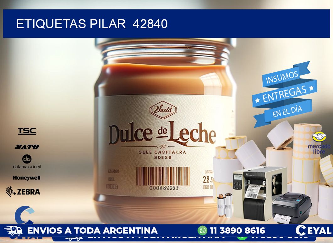 ETIQUETAS PILAR  42840