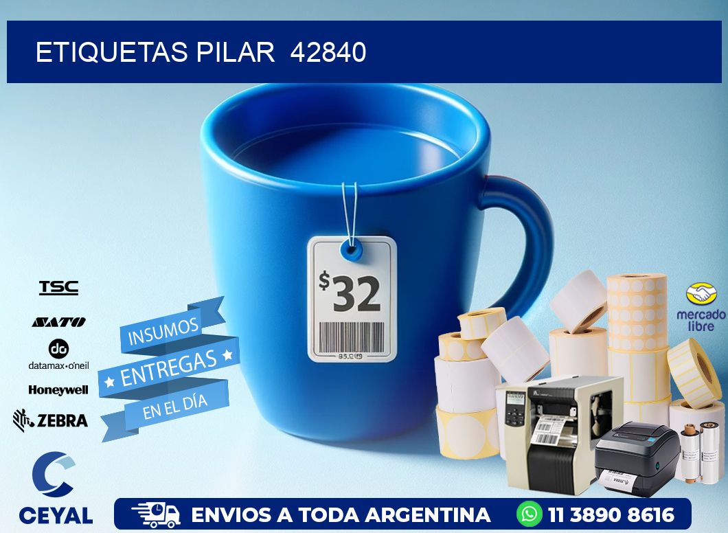 ETIQUETAS PILAR  42840