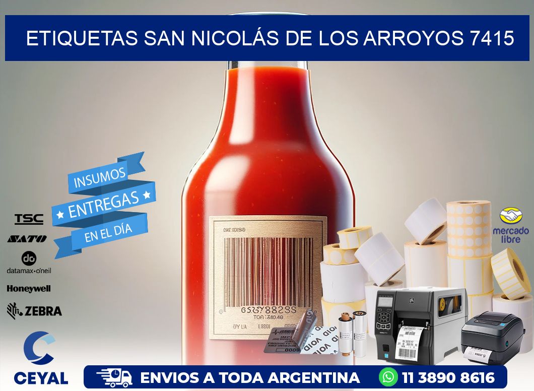 ETIQUETAS SAN NICOLÁS DE LOS ARROYOS 7415