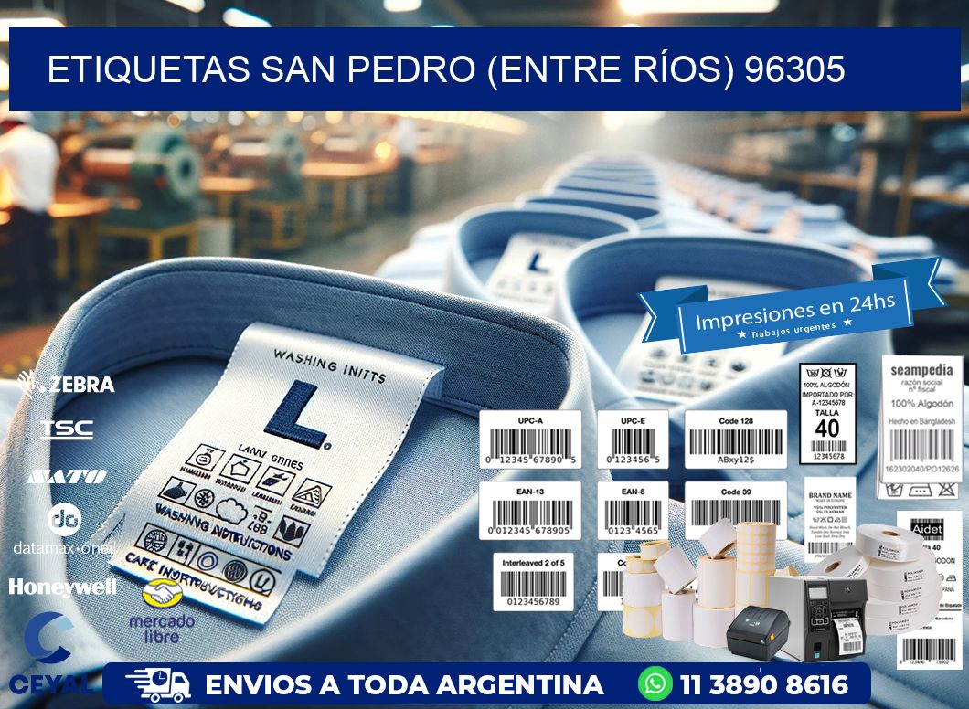 ETIQUETAS SAN PEDRO (ENTRE RÍOS) 96305