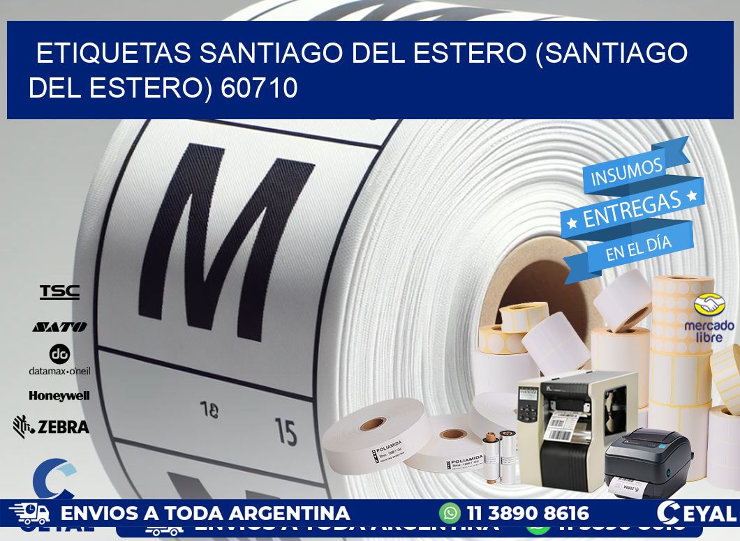 ETIQUETAS SANTIAGO DEL ESTERO (SANTIAGO DEL ESTERO) 60710