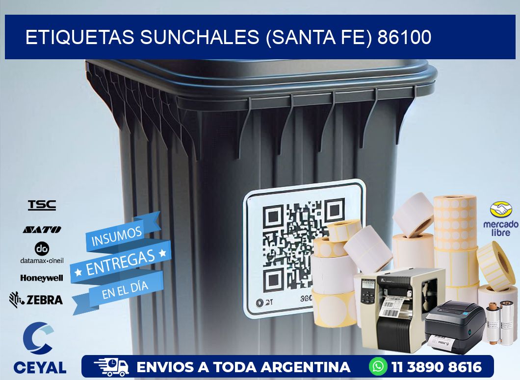 ETIQUETAS SUNCHALES (SANTA FE) 86100