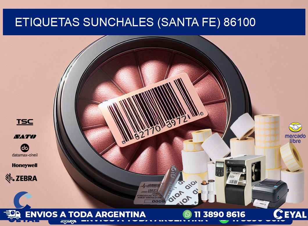 ETIQUETAS SUNCHALES (SANTA FE) 86100