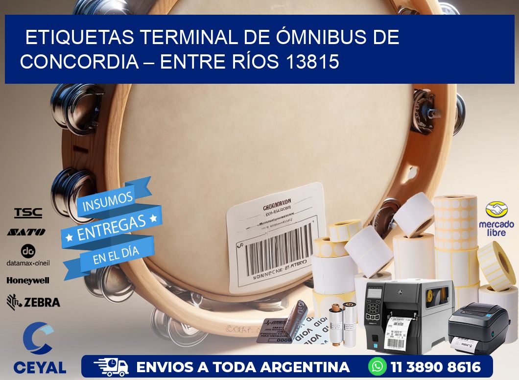 ETIQUETAS TERMINAL DE ÓMNIBUS DE CONCORDIA – ENTRE RÍOS 13815