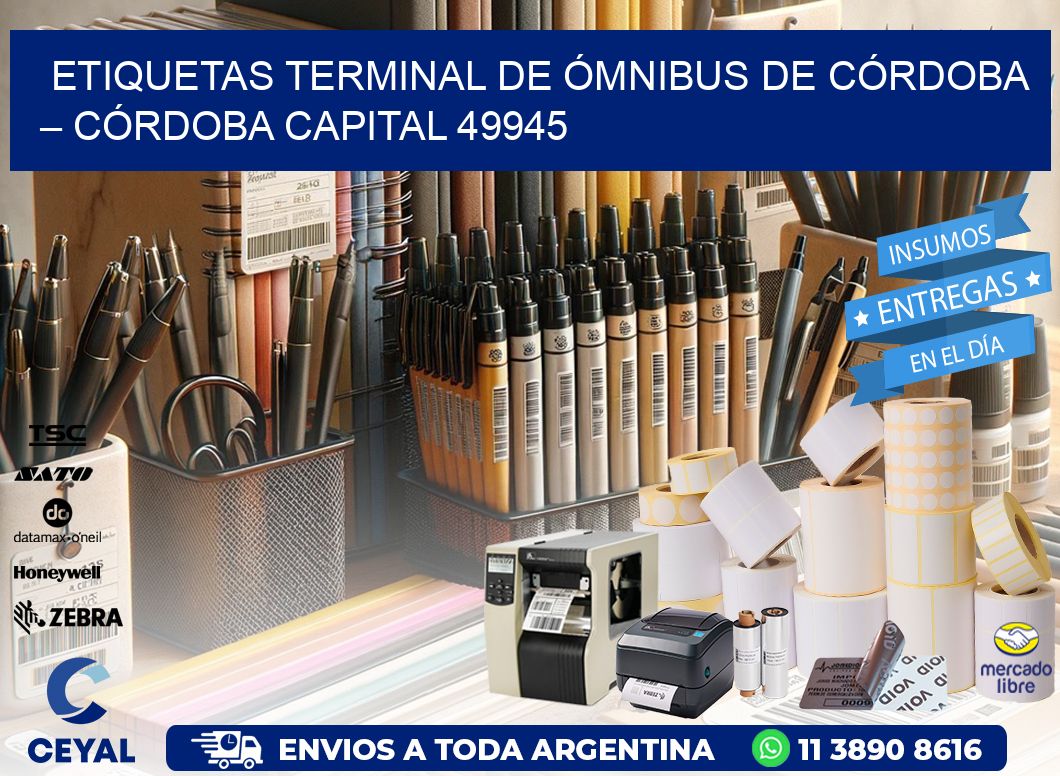 ETIQUETAS TERMINAL DE ÓMNIBUS DE CÓRDOBA – CÓRDOBA CAPITAL 49945