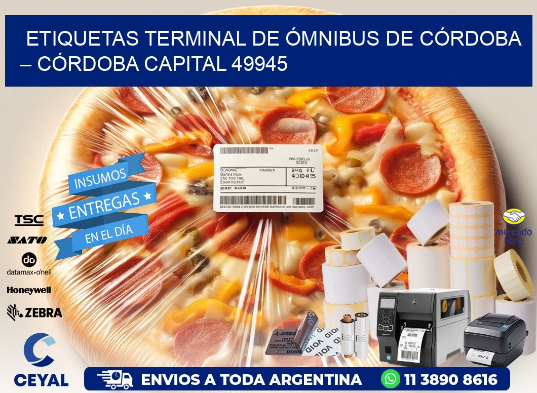 ETIQUETAS TERMINAL DE ÓMNIBUS DE CÓRDOBA – CÓRDOBA CAPITAL 49945